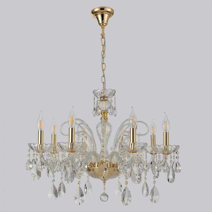 Люстра Crystal Lux MONICA SP8 GOLD